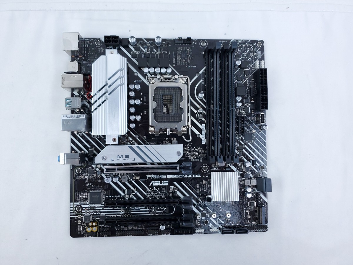 ASUS Prime B660M-A D4, LGA 1700 Socket Intel Motherboard (Please