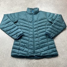 Women’s Berghaus Green Hydrodown 600 Quilted Puffer Coat Size Uk12