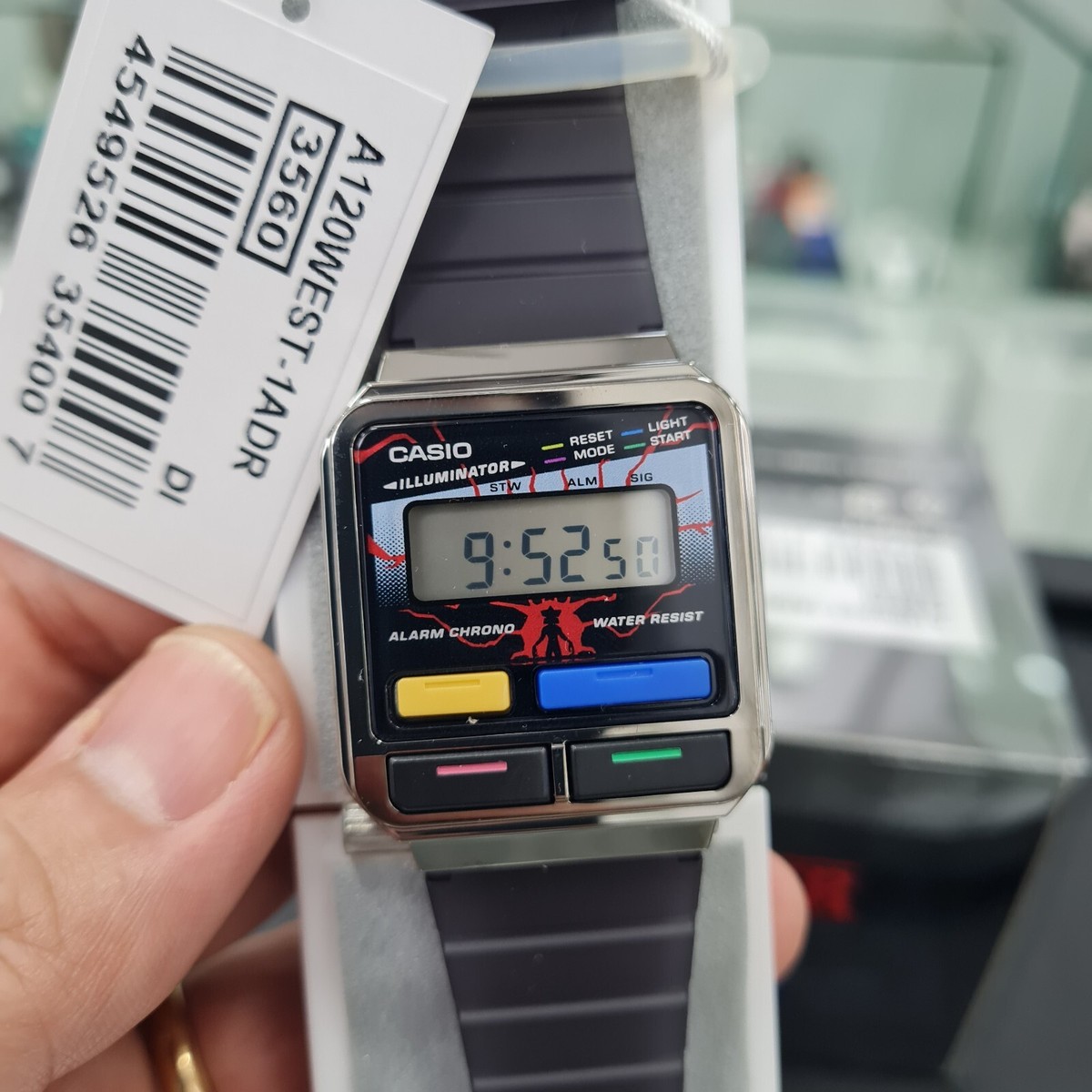 Casio Quartz digital watch stranger things Netflix Backlight