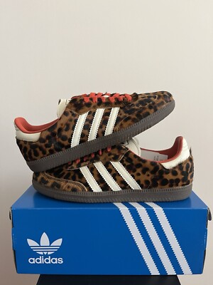 靴 adidas originals SAMBA OG W:JI2734 JI2734 adidas Originals Women's Samba OG Leopard Preloved Red