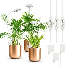 SANSI LED Grow Light Full Spectrum 10W Plant Growing Dimmable Clip - on Flower