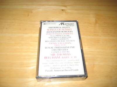 Arabesque Delius: Songs of Sunset NB 9026 Cassette Tape BRAND NEW SEALED