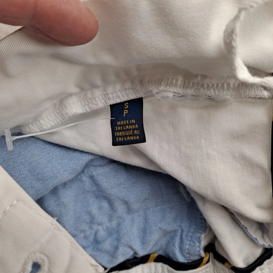 Polo Ralph Lauren Shorts Woman Small White Logo Quiet Luxury Academia Heritage - Image 4 of 4