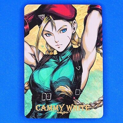 Street Fighter Cammy White Engraved Holo Foil Character Art