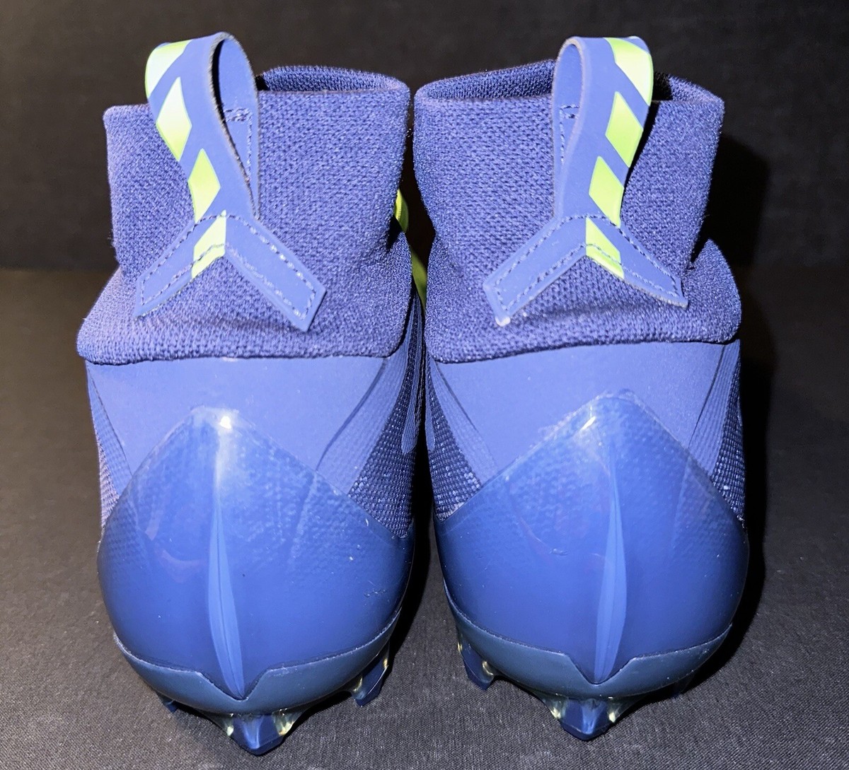 Nike Vapor Untouchable Pro 3 Cleats Seahawks Neon Green Navy 