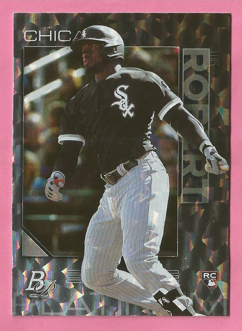 2020 Bowman Platinum Baseball Luis Robert Rookie Icy Foil Parallel White Sox #29