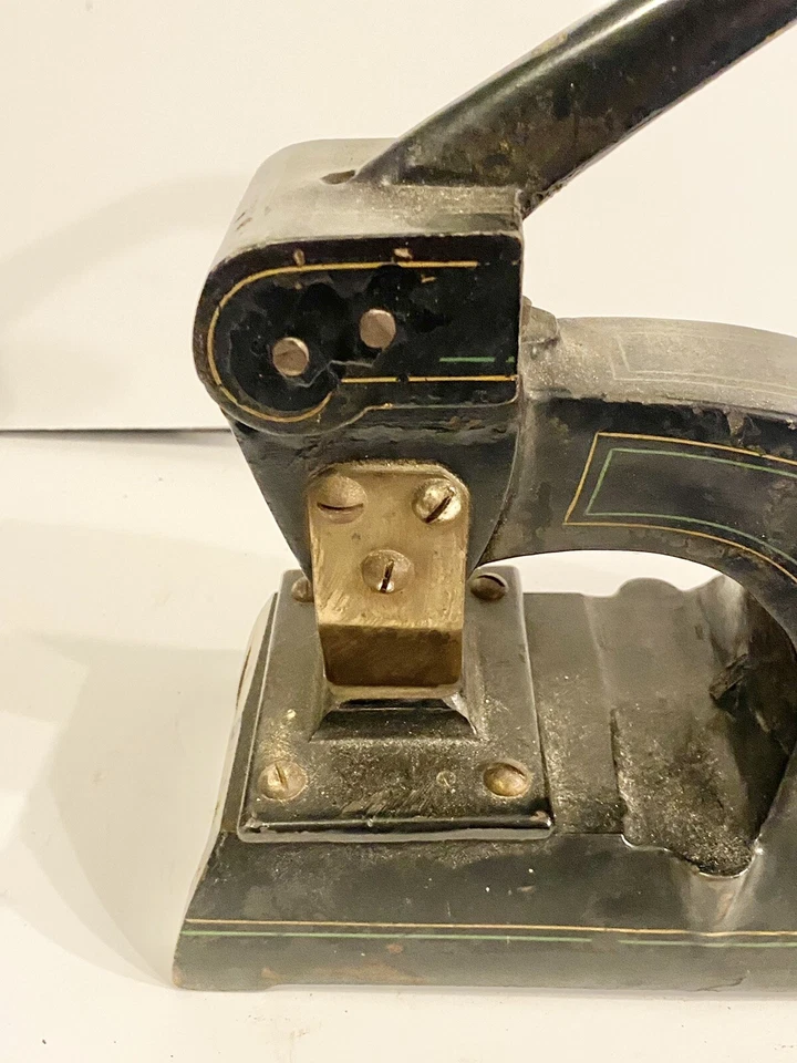 Vtg Antique Cummins Perforating Machine estate find - Image 2 of 4