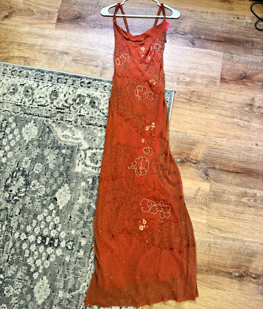 ebay orange dress Beaded Orange Dresses for Women for sale