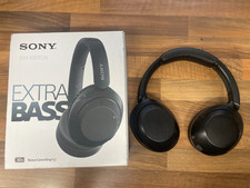 Sony WH-XB910N wireless headphones Bluetooth extra bass noise cancelling black