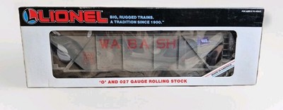Lionel #6-19316 O Wabash, WAB Covered Gray Hopper New in Box