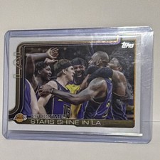 Topps 2025-26 Los Angeles Lakers SHOWTIME Stars Shine in LA Checklist #293