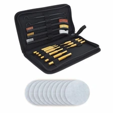 24 Piece set ASR Outdoor Gun Cleaning Kit Brass Punches Brushes and Patches