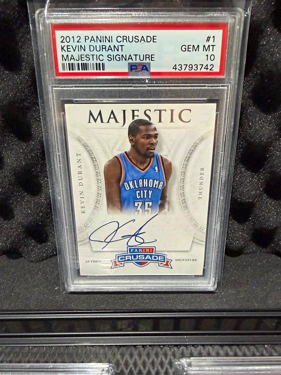 Kevin Durant Basketball Trading Cards Autographed Sports 2012-13