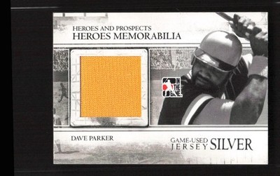 Dave Parker 2011 In The Game Heroes & Prospects - Heroes Jerseys Silver #HM-14