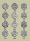 1948-63 P,D,S, Franklin Silver Half Dollar Set *$16.50 Face* "Nice Circ-BU"