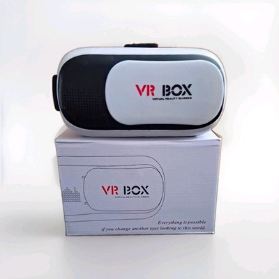 VR BOX Virtual Reality Glasses Headset Black/White, To Fit Headset (2) Available