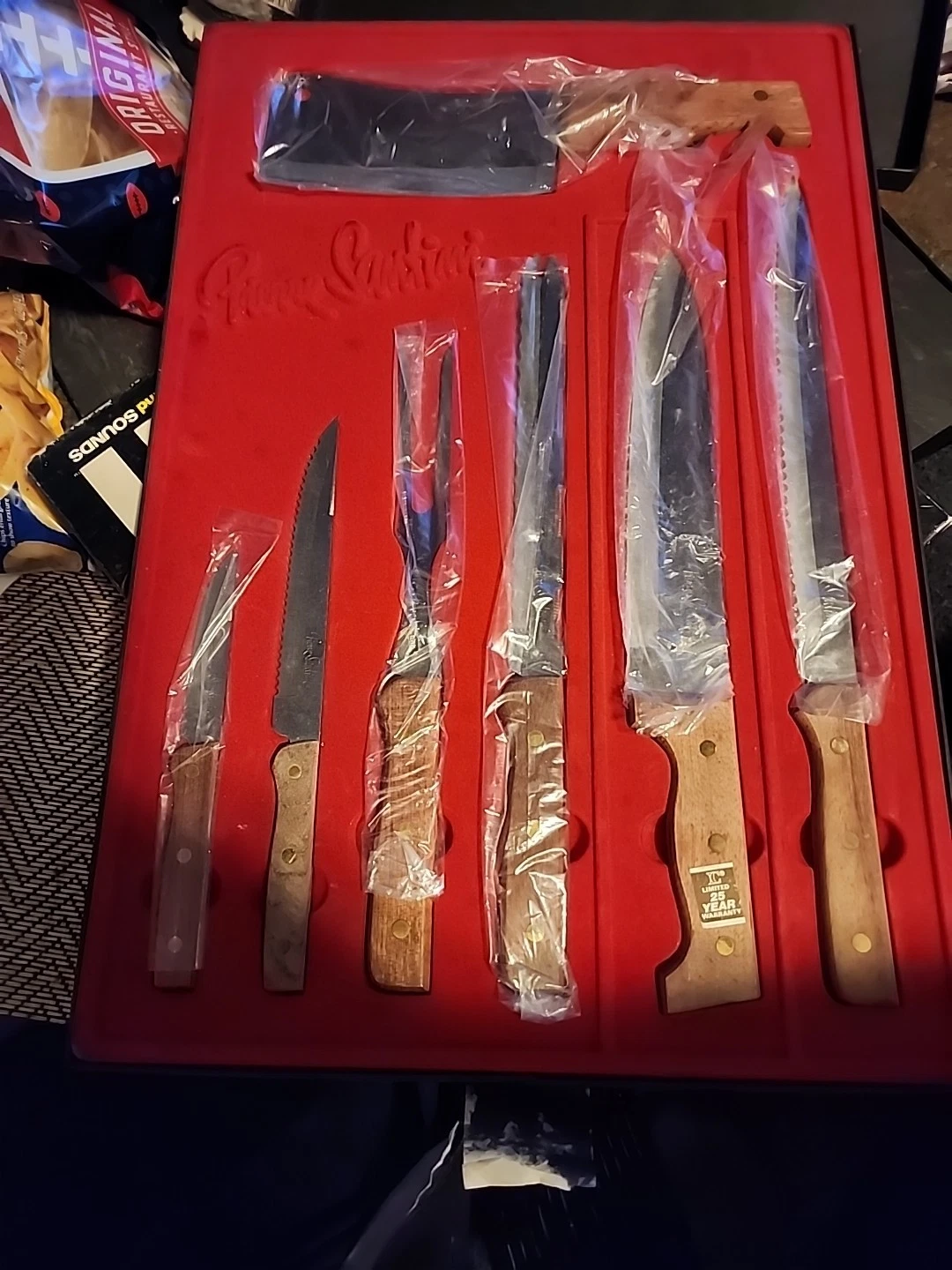 💥Beautiful Vintage💥Pierre Santini 7 Piece Knife Set with Original Case OB
Opens in a new window or