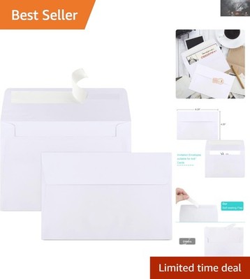 Durable 70 Pack A4 Self-Sealing Envelopes - Ideal for Business and Celebrations
