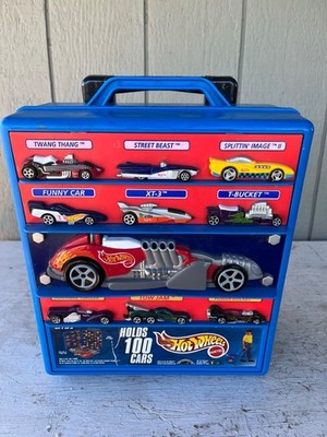 Hot Wheels Mattel Case  With Cars 1997