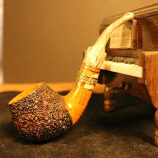 Mastro de Paja, the three gods of Van Gogh, handcrafted heather pipe