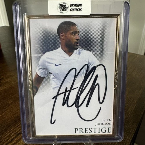 Futera Unique 2025 GLEN JOHNSON GOLD FRAME ON CARD AUTO # 1/5 England Liverpool