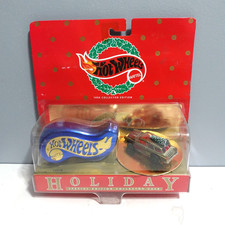 Hot Wheels 1996 Holiday Special Edition Collector Blue Case