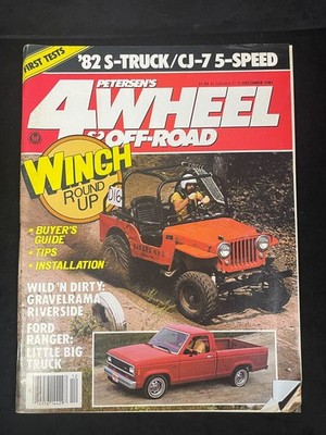 Vintage Petersen's 4 Wheel & Off-Road Magazine DECEMBER 1981 JEEP FORD ADS