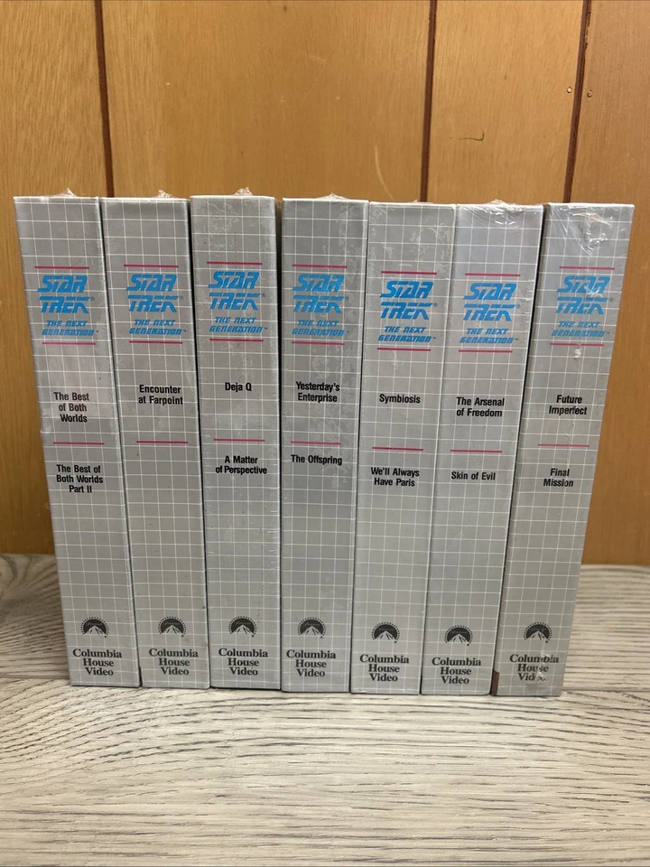 7 Pc Star Trek The Next Generation The Collectors Edition Sealed vhs Tapes - Image 2 of 4