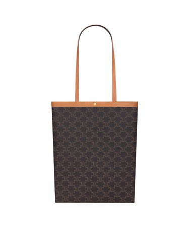 CELINE $1850 Miel Medium Shopper Tote Bag New & Authentic