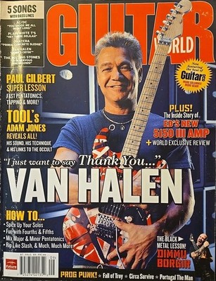 Guitar World Magazine September 2007 Van Halen