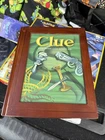 Clue Vintage Game Collection MB Hasbro Wooden Bookshelf Box Complete See Photos