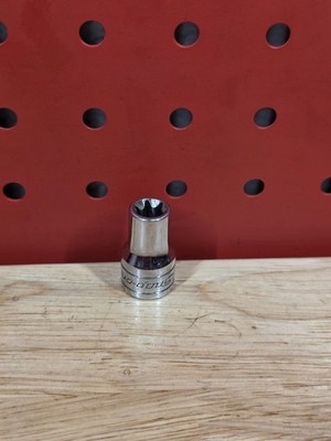 Snap-on Tools FLE100A E10 3/8'' Drive Inverted TORX Chrome Socket External E Torx