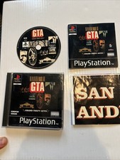 GTA Grand Theft Auto (GTA, European Version, Black Label, PS1, PlayStation)