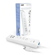 Feit Electric Smart Power Strip, 4 Outlets + 4 USB Ports,Voice Control,15 Amp