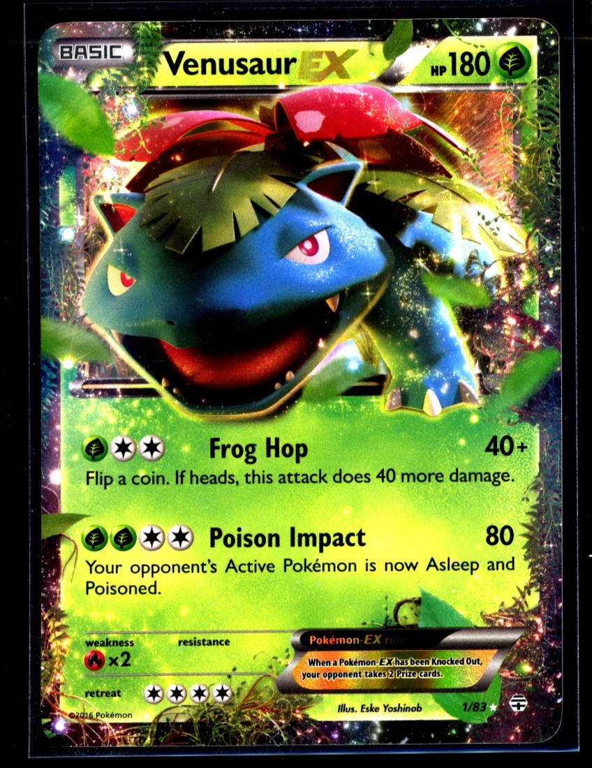 Venusaur EX 1/83 Ultra Rare NM TCG Pokemon 0731 #124 | eBay