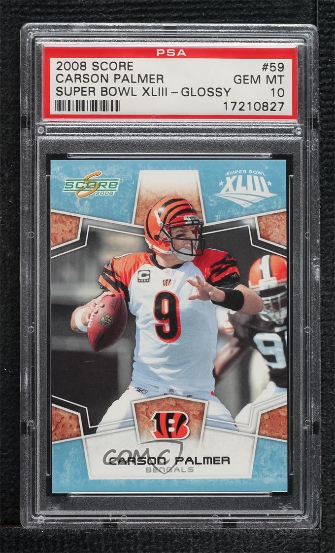 2008 Score SCORE SUPER BOWL XLIII-GLOSSY #59 Carson Palmer front