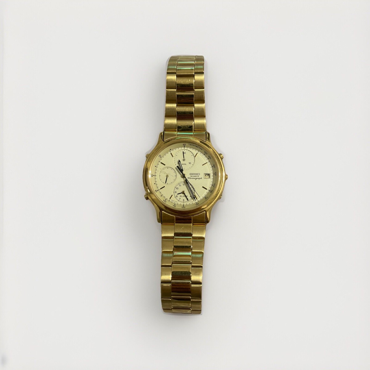 ヴィンテージSEIKO クロノグラフ 7T32-6A5A ゴールド　腕時計 USED VINTAGE SEIKO CHRONOGRAPH 7T32-6A5A GOLD WATCH