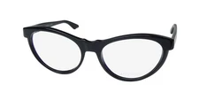 NEW ANDY WOLF 5024 GLASSES PLASTIC BLACK CAT EYE AUSTRIA FULL-RIM A 56-17-140
