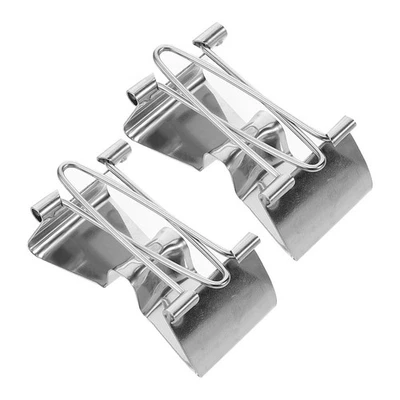 2 Pcs Transporteur De Toile Clip Peinture À L'huile Clips Pince Bois - Photo 1/4