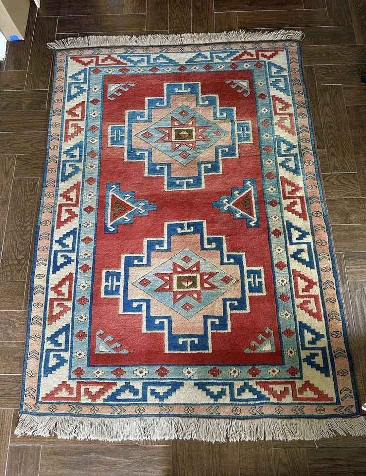 Alfombra oriental vintage Foto 3 de 4