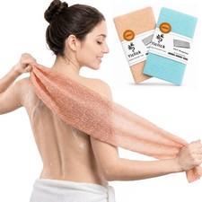 2PCS Exfoliating Washcloth Towel - Exfoliating Body Scrubber Exfoliator, Loof...