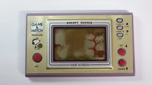 Nintendo game watch Snoopy tennis