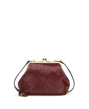 Patricia Nash Leather Sophia Frame Bag Oxbloo...