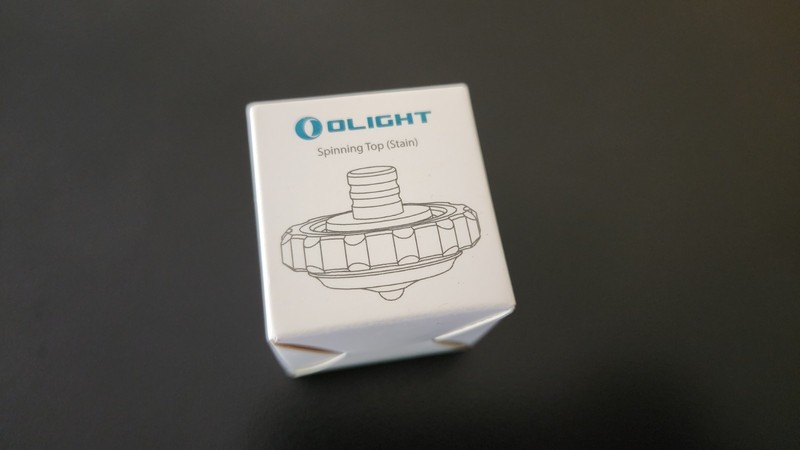 Olight Spinning Top - Stainless Steel  Spinner - EDC Fidget Desk Toy - Rare