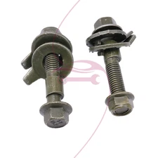 2x 14mm Cam Bolt Kit Adjustable Camber Correction Alignment Kit for 2 Wheels