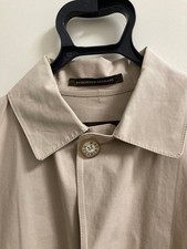 Mackintosh FENWICK Beige Rubberized Raincoat Size 36 Scotland