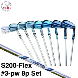 Mizuno Pro Ice Blue Limited Ed Iron Set #3-pw 8p S200 Dynamic Gold Tour Issue