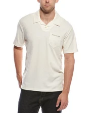 Scotch & Soda Ribbed Johnny Collar Shirt Men's