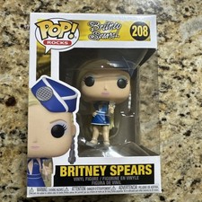 Funko Pop! Figura de vinilo Rocks Britney Spears - Toxic Stewardess #208 nueva en caja