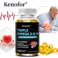 Omega 3 6 9 + DHA capsule - Vitamin Supplement for Joint and Heart Health